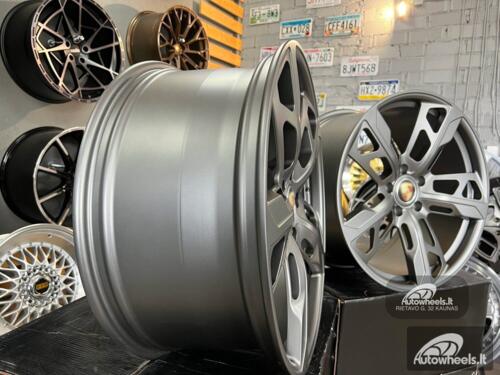 Ratlankis Forged Porsche Taycan Turismo style 21X11.5J 5X130 ET66 71,5 Satin gunmetal