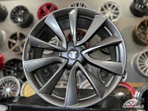 Ratlankis Tesla Model 3 Turbine style 19X8.5J 5X114.3 ET35 64.1 Satin gunmetal