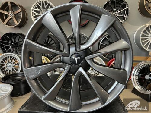 Ratlankis Tesla Model 3 Turbine style 19X8.5J 5X114.3 ET35 64.1 Satin gunmetal