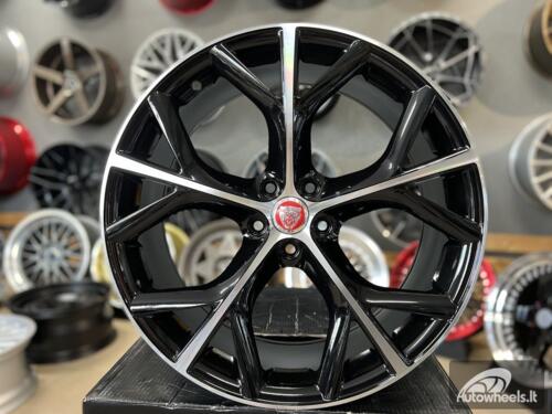 Ratlankis Jaguar Lagol F Type style 20X8.5J 5X108 ET40 63.3 Black with face machined