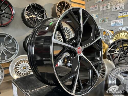 Ratlankis Jaguar Lagol F Type style 20X8.5J 5X108 ET40 63.3 Black with face machined