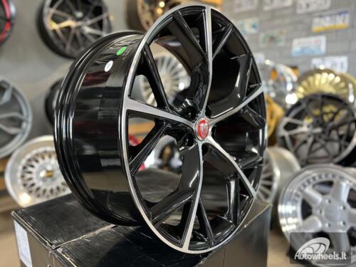 Ratlankis Jaguar Lagol F Type style 20X8.5J 5X108 ET40 63.3 Black with face machined