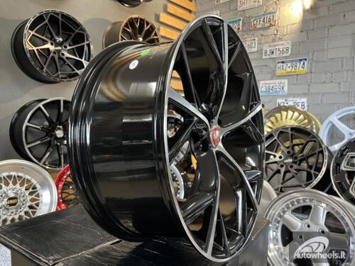 Ratlankis Jaguar Lagol F Type style 20X8.5J 5X108 ET40 63.3 Black with face machined