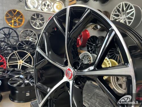 Ratlankis Jaguar Lagol F Type style 20X8.5J 5X108 ET40 63.3 Black with face machined