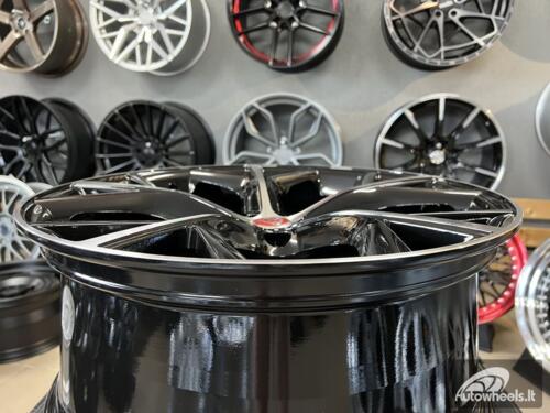 Ratlankis Jaguar Lagol F Type style 20X8.5J 5X108 ET40 63.3 Black with face machined
