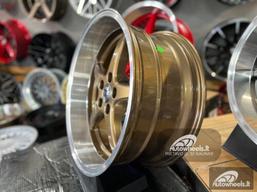 Ratlankis Volvo Ocean MK 18 style 18X8.5J 5X108 ET6 65.1 Bronze with polished liip