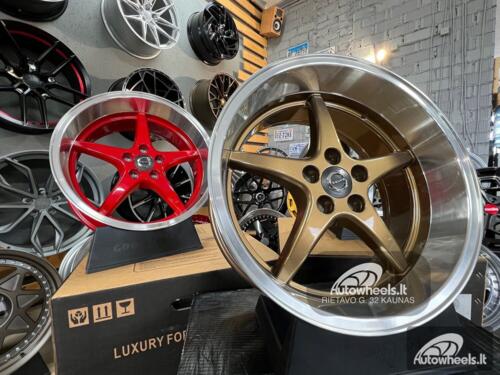 Ratlankis Volvo Ocean MK 18 style 18X8.5J 5X108 ET6 65.1 Bronze with polished liip