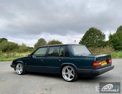 Ratlankis Volvo Ocean MK 18 style 18X8.5J 5X108 ET6 65.1 Dark grey with polished lip