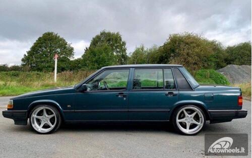 Ratlankis Volvo Ocean MK 18 style 18X8.5J 5X108 ET6 65.1 Dark grey with polished lip