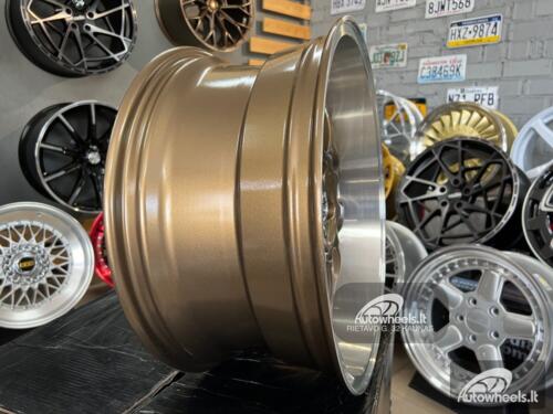 Ratlankis Volvo Ocean DTM style 18X8.5J 5X108 ET6 65.1 Bronze with polished lip