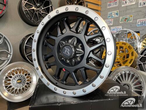 Ratlankis 4x4 Terra Off road 17X8.5J 5X127 ET-6 71.5 Satin black with polished lip