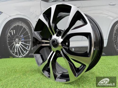 Ratlankis R17x6.5  5X127  ET  40  71.5  B1270  Black Polished (MB)  For CHRYS  (Z2)
