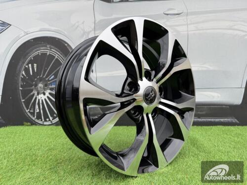 Ratlankis R17x6.5  5X127  ET  40  71.5  B1270  Black Polished (MB)  For CHRYS  (Z6)