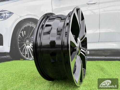 Ratlankis R17x6.5  5X127  ET  40  71.5  B1270  Black Polished (MB)  For CHRYS  (Z6)