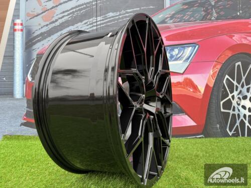 Ratlankis R23x10.5  5X130  ET  45  84.1  B1604  Black (BL)  For RACIN  (P2)  (STYLE VOSSEN)