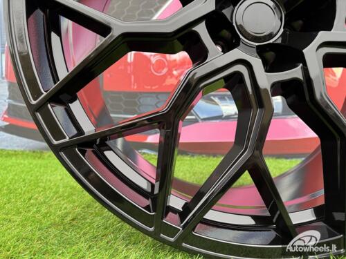 Ratlankis R23x10.5  5X130  ET  45  84.1  B1604  Black (BL)  For RACIN  (P2)  (STYLE VOSSEN)