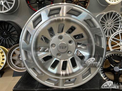 Ratlankis Domani Rotiform style 17X8J 5X112 ET30 73.1 BF Silver