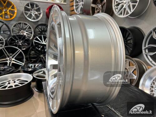 Ratlankis Domani Rotiform style 17X8J 5X112 ET30 73.1 BF Silver