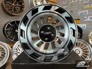 Ratlankis Domani Rotiform style 17X8J 4X100 ET30 73.1 Sommer blue with black tint