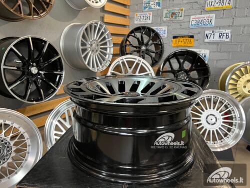 Ratlankis Domani Rotiform style 17X8J 4X100 ET30 73.1 Sommer blue with black tint