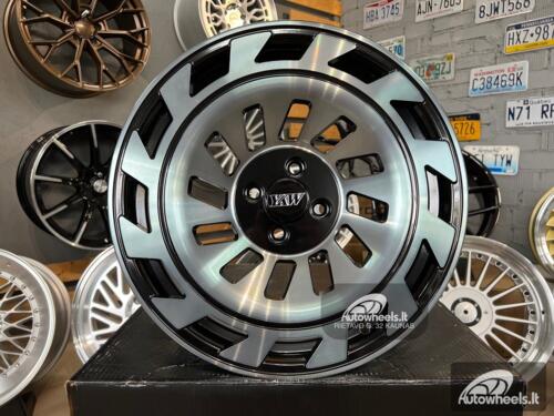 Ratlankis Domani Rotiform style 17X9J 4X100 ET20 73.1 Sommer blue with black tint