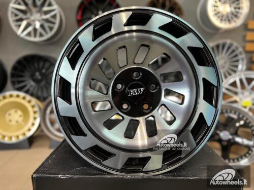 Ratlankis Domani Rotiform style 17X8J 5X112 ET30 73.1 Sommer blue with black tint