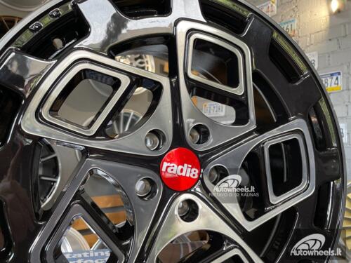 Ratlankis Radi8 R8CM9 18X8.5J 5X112 ET42 66.6 Black with face machined