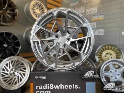 Ratlankis Radi8 R8HS9 18X8.5J 5X112 ET42 66.6 Silver machined