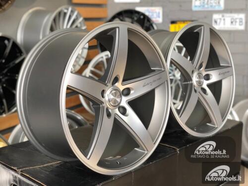 Ratlankis Luxury star for BMW 19X8.5J 5x120 ET35 72.6 Matt gunemtal with machined face