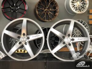 Ratlankis Luxury star for BMW 19X9.5J 5x120 ET38 72.6 Matt gunmetal with machined face