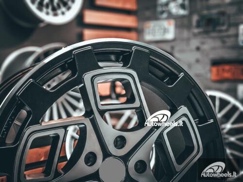 Ratlankis Radi8 R8CM9 19X9.5J 5X120 ET35 72.56 Matt black with face and lip machined