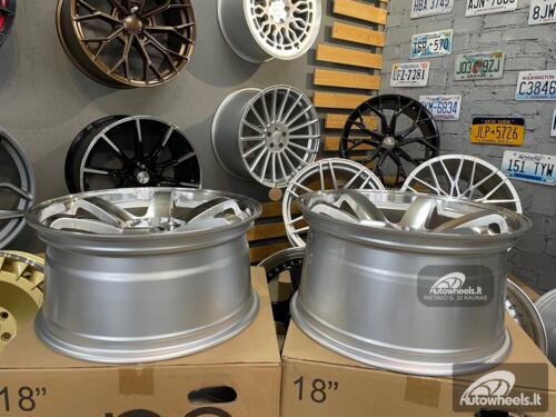 Ratlankis JNC 014 18X8.5J 5X120 ET35 72.6 Silver machined face