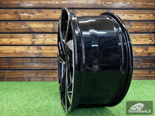 Ratlankis R18x8  5X112  ET  45  66.5  B5893  (IN5534)  Black Polished (MB)  For AUD  (K8+Z5)