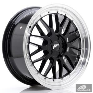 JR Wheels JR23 19x8,5 ET20-50 5H BLANK Gloss Black w/Machined Lip