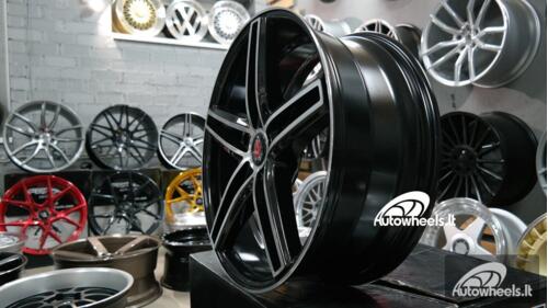 Ratlankis Axe Ford Transit 20X8J 5X160 ET50 65.1 Black machined face