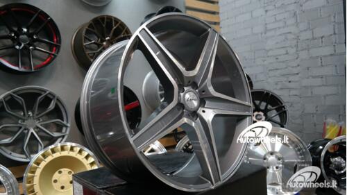 Ratlankis Mercedes GL/ML style 22X10J 5X112 ET50 66.6 Gunmetal with face machined