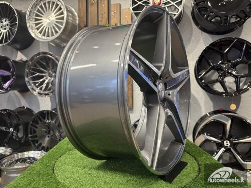 Ratlankis Mercedes GL/ML style 22X10J 5X112 ET50 66.6 Gunmetal with face machined