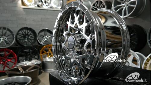 Ratlankis Jeep Wrangler Off Road 17X8.5J 5X127 ET0 71.6 Chrome