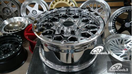 Ratlankis Jeep Wrangler Off Road 17X8.5J 5X127 ET0 71.6 Chrome