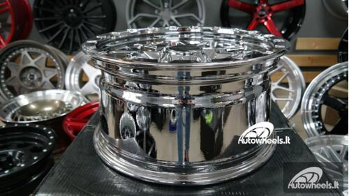 Ratlankis Jeep Wrangler Off Road 17X8.5J 5X127 ET0 71.6 Chrome