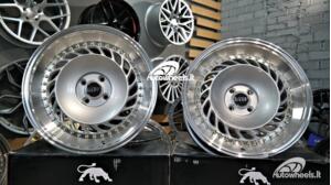 Ratlankis Strater 17X8J 4X100 ET30 73.1 Silver with polished lip