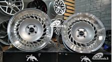 Ratlankis Strater 17X9J 4X100 ET25 73.1 Silver with polished lip