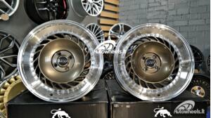 Ratlankis Strater 17X8J 4X100 ET30 73.1 Bronze with polished lip