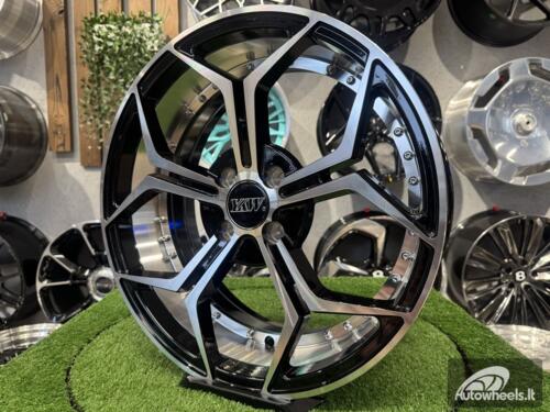 Ratlankis Modern Snowflake 17X7J 4X100 ET35 73.1 Black polished