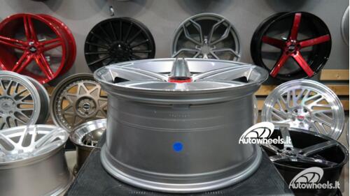 Ratlankis Mercedes C/E-Class AMG Style 19X8.5J 5X112 ET45 66.6 Grey polished