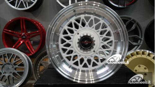 Ratlankis BBS RS-Style white 15X8J 4X100/4X114.3 ET20 73.1 White with machined lip