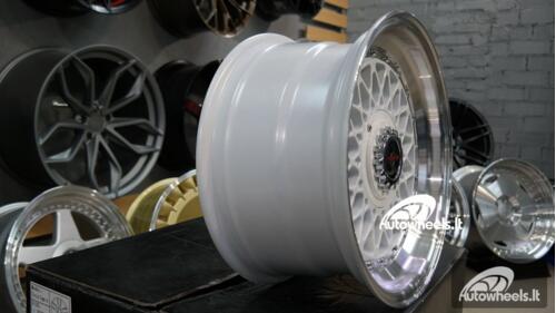 Ratlankis BBS RS-Style white 15X8J 4X100/4X114.3 ET20 73.1 White with machined lip