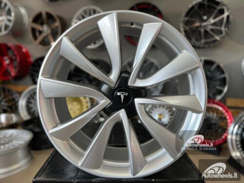 Ratlankis Tesla Model 3 Style 14 19X8.5J 5X114.3 ET35 64.1 Silver