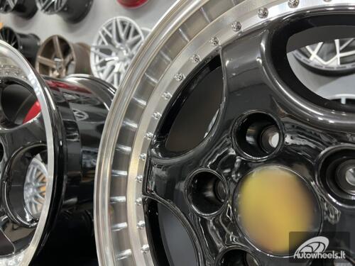 Ratlankis Porsche 964 Turbo speedline style 18X8J 5X130 ET50 71.56 Black with lip machined