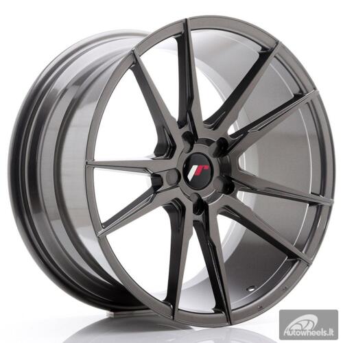 JR Wheels JR21 20x10 ET40 5H Blank Hyper Gray